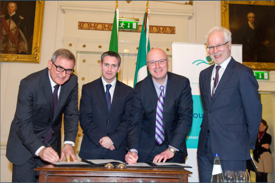 Signing of a memorandum of agreement between Confap association of state level funding agencies in Brazil and Science Foundation Ireland