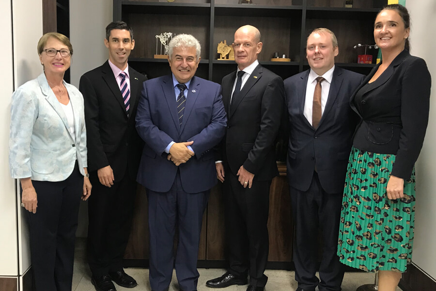 Meeting between Team Ireland in Brazil and the Brazilian Minister for Science, Technology and Innovation.